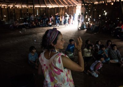 Palestra sobre a cultura guarani